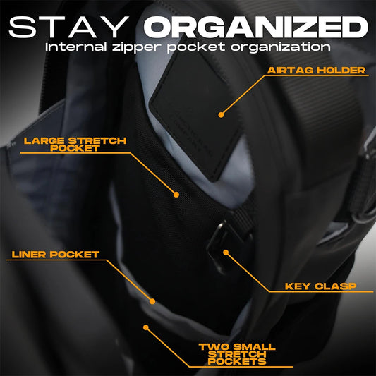MagnetiGrip™ Sling Pro – Magnetic Bottle & Essentials Bag for Gym, Travel & Everyday Carry